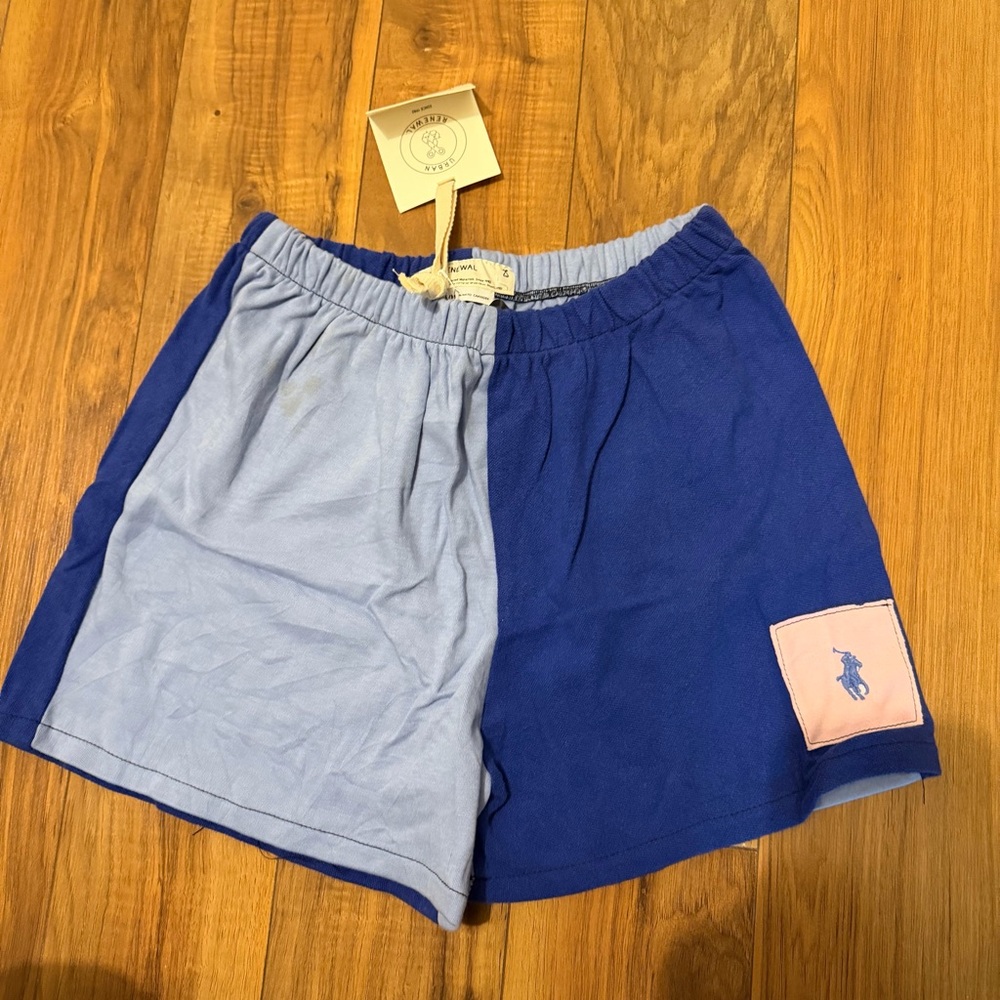 NWT Urban Renewal Remade Polo Ralph Lauren Pieced Short